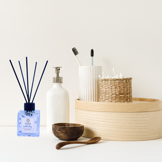 Teona White Soap Reed Diffuser