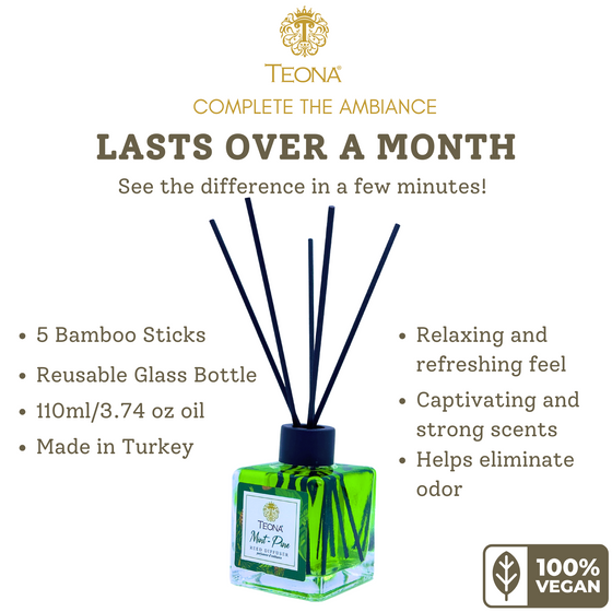 Teona Mint Pine Reed Diffuser