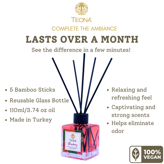 Teona Strawberry Reed Diffuser