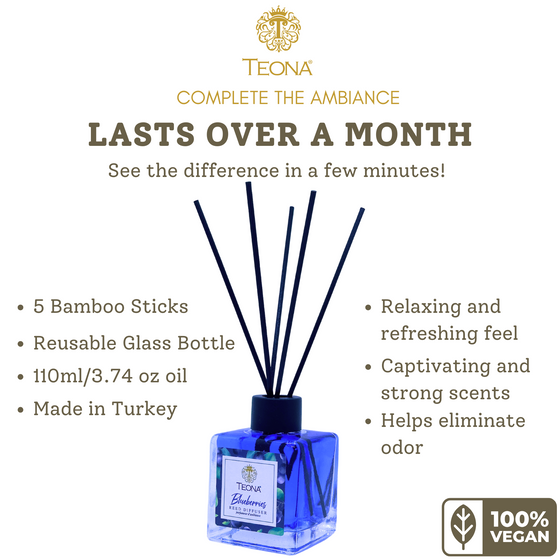 Teona Bluberries Reed Diffuser