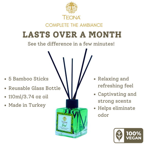 Teona Basil Reed Diffuser